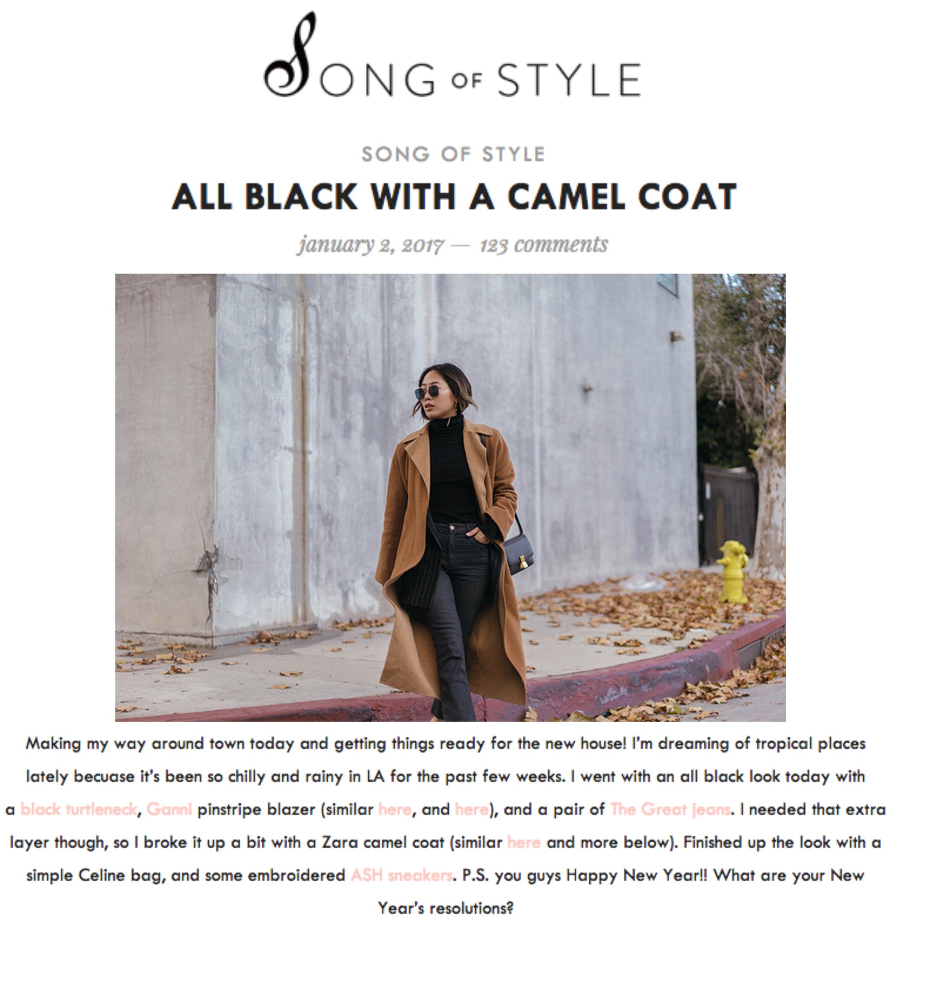Merci, Song Of Style!