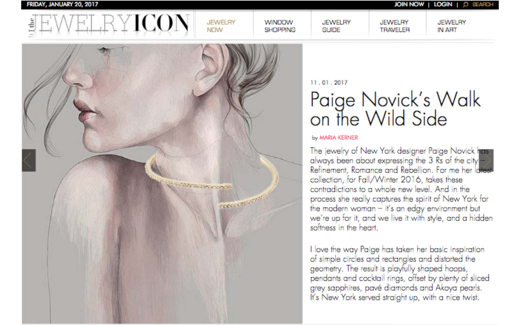 Merci, The Jewelry Icon and Maria Kerner!