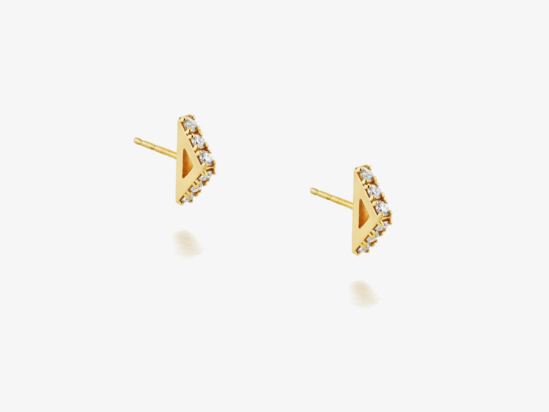Triangle Diamond Studs