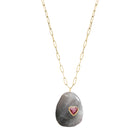 Cat's Eye Necklace with Trillion Inset