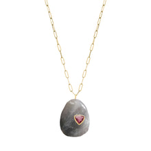 Cat's Eye Necklace with Trillion Inset