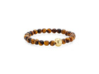 Beaded Bracelet with Gold Vermeil Perforated Ball