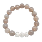 Beaded Bracelets with Three Small Baroque Pearls