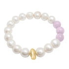Freshwater Pearl bracelet with Vermeil Sculptural Accent