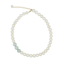 Freshwater Pearl and Jade Choker