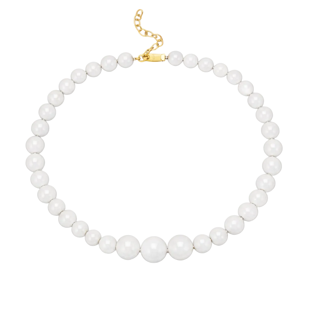 White Agate Rossella Choker
