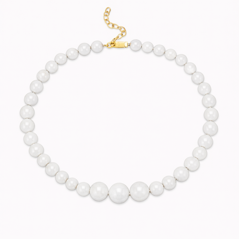 White Agate Rossella Choker