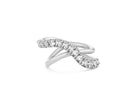 Diamond Criss Cross Ring