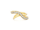 Diamond Criss Cross Ring
