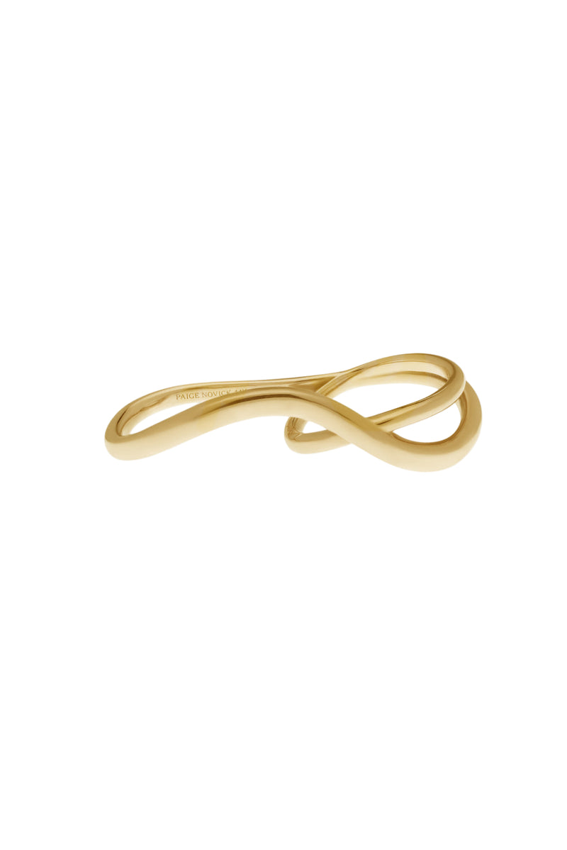 Double Finger Criss Cross Ring