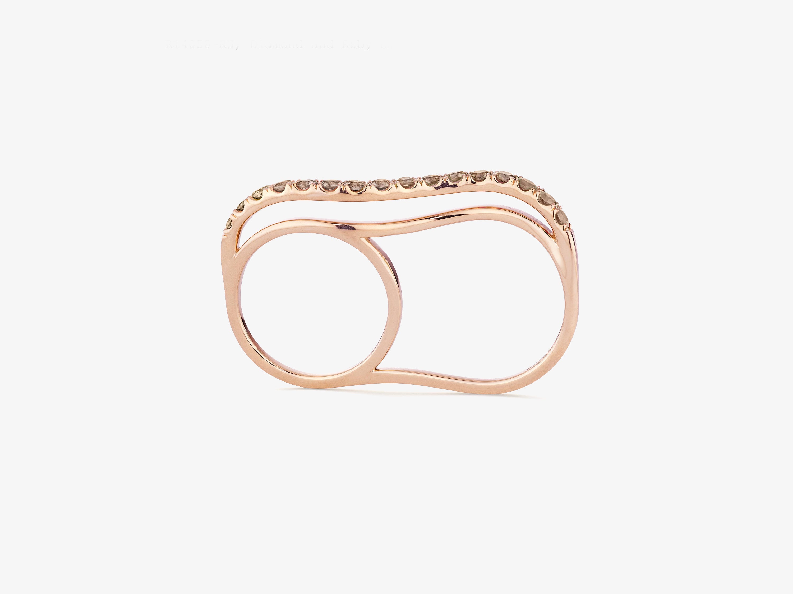 Starburst Two Finger Ring – Yanina-Co Jewelry